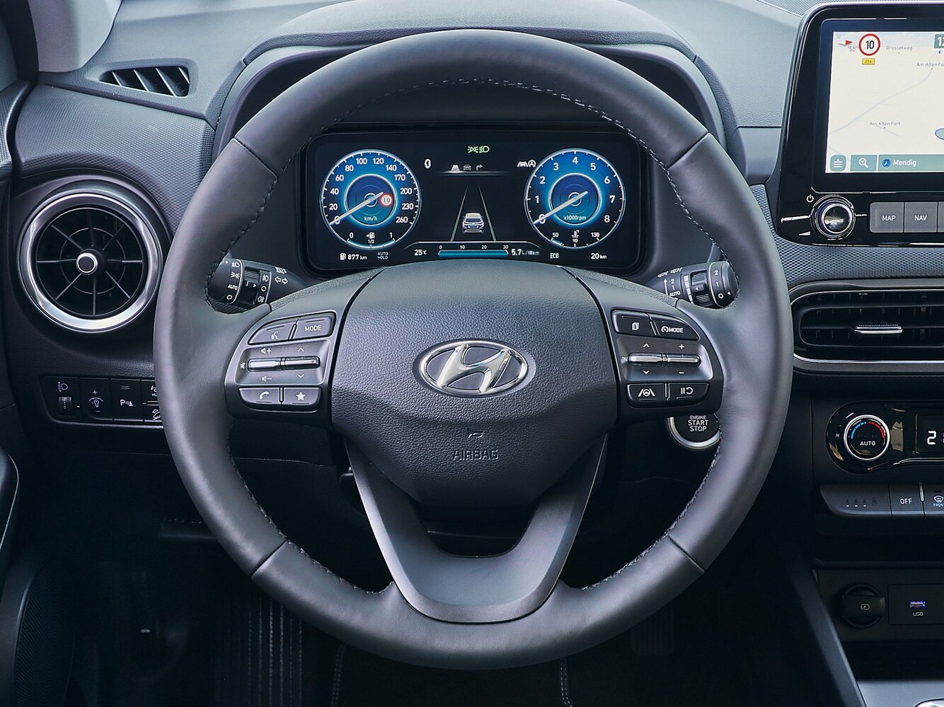 Hyundai Kona I Рестайлинг, 2020, фото 14