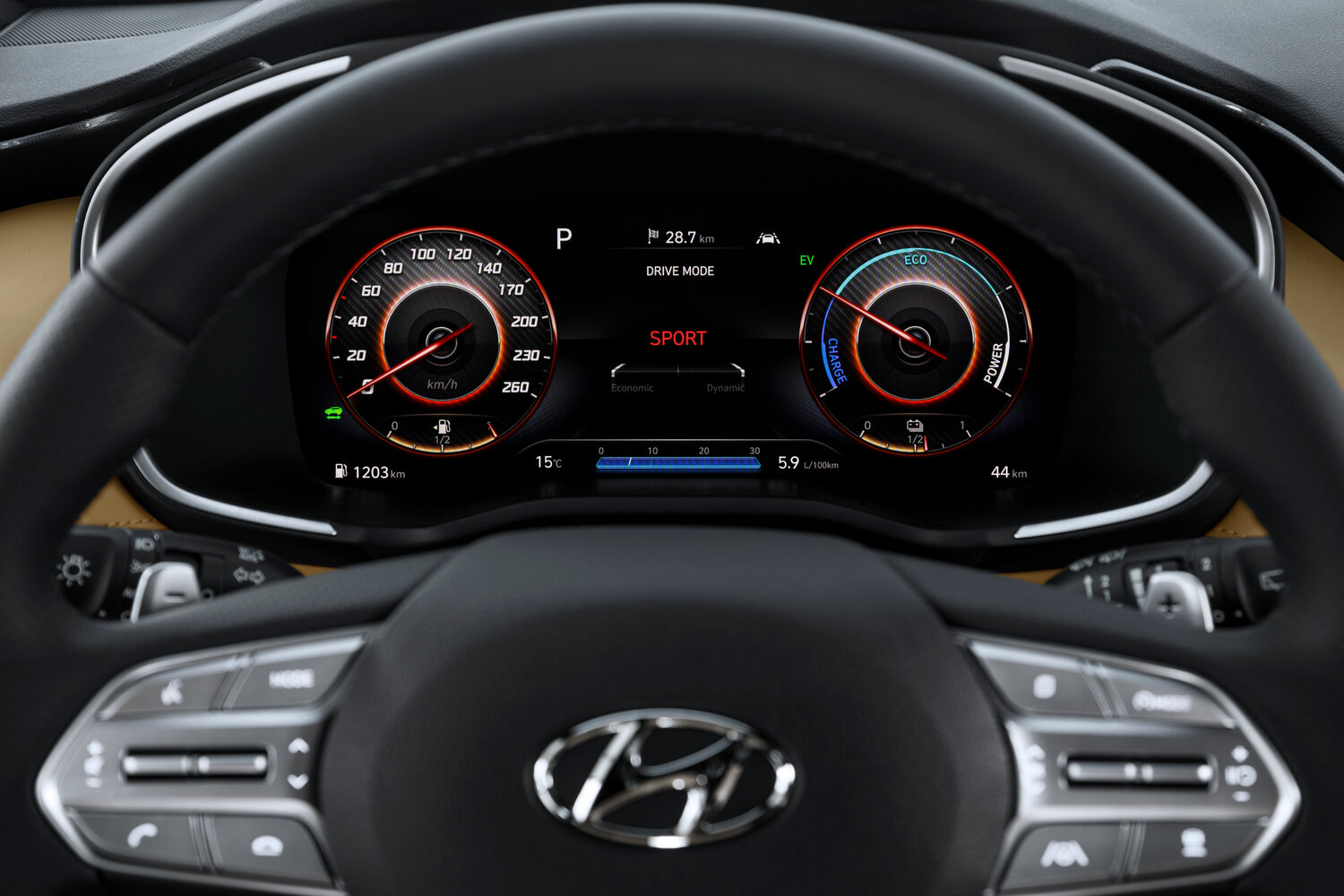 Hyundai Santa Fe IV Рестайлинг, 2021, фото 10